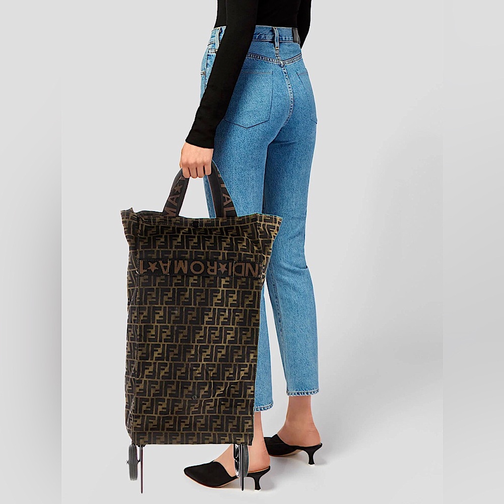 FENDI ZUCCA Jolly Trailer Trolley Bag